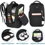 Matein 1197 Backpack Σακίδιο Πλάτης 17,3'' Μαύρο 3