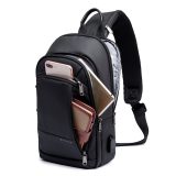 Bange Cross Bodybag/Ανδρική Τσάντα Στήθους 1911 Μαύρη 3