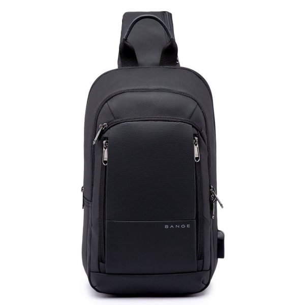 Bange Cross Bodybag/Ανδρική Τσάντα Στήθους 1911 Μαύρη