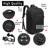 Bange 1916 Travel Overnight Cabin Size Τσάντα Πλάτης Backpack 17.3" Μαύρη 8