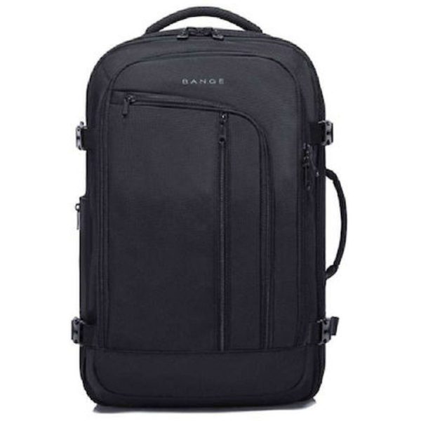 Bange 1916 Travel Overnight Cabin Size Τσάντα Πλάτης Backpack 17.3" Μαύρη