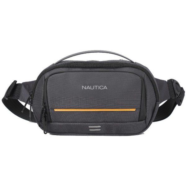Nautica 2732 Τσάντα Μέσης Cross bodybag POLY 2.5lt Ανθρακί