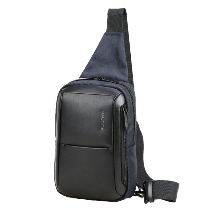Nautica 2761 Cross Bodybag/Ανδρική Τσάντα Στήθους Μπλε NAUTICA