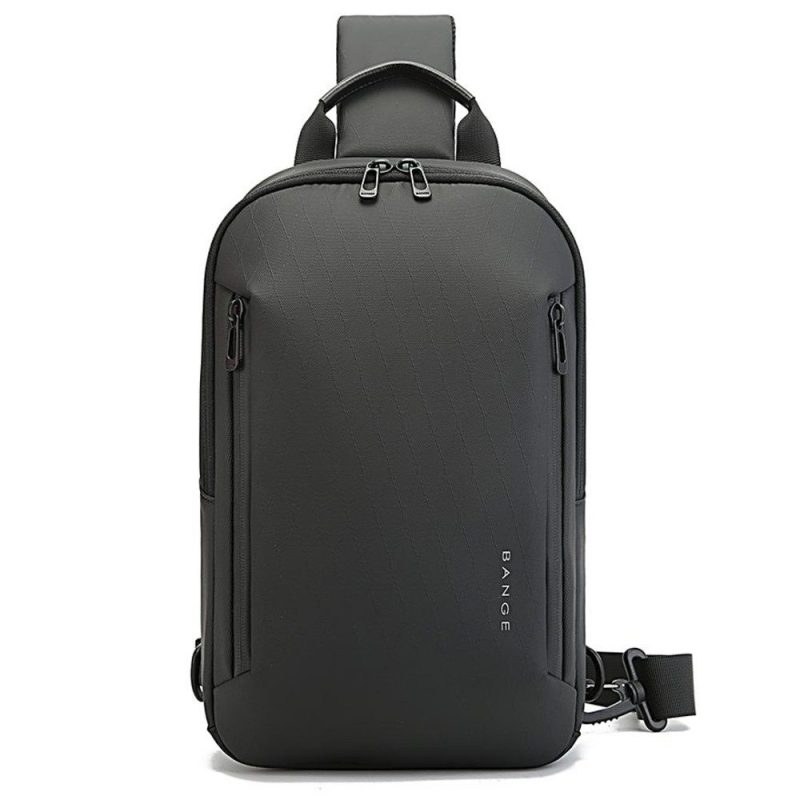 Bange 3077 Cross Bodybag/Ανδρική Τσάντα Στήθους Μαύρη Bange