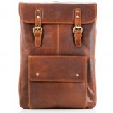 KION 31008 Kara Δερμάτινο Σακίδιο Πλάτης Backpack καφέ 1