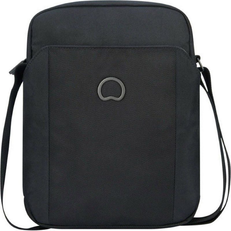 Delsey 335411300 Picpus Ανδρική Τσάντα Ώμου / Χιαστί σε Μαύρη Delsey