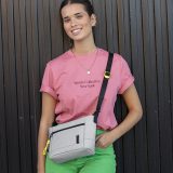 Gabol 605105 LEIRE Γυναικεία Τσάντα Χιαστή Γκρι 3