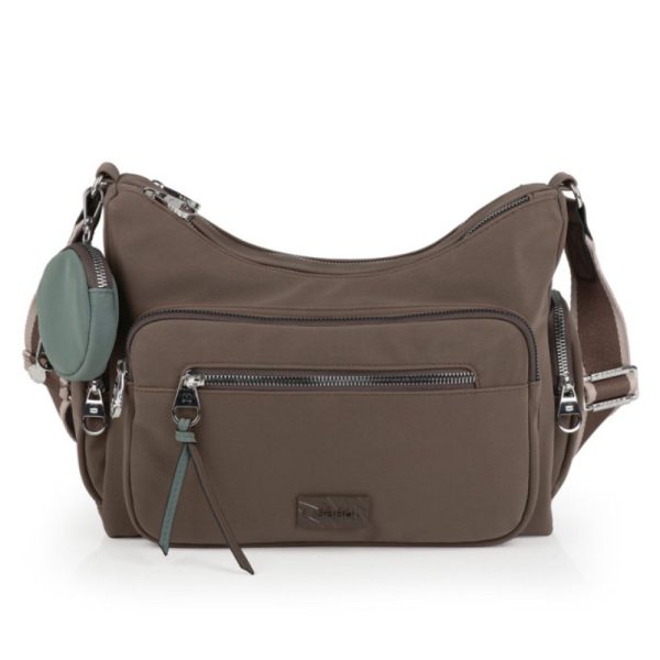 Gabol 605514 VALLE Cross Bodybag Γυναικεία Τσάντα Χιαστή Καφέ