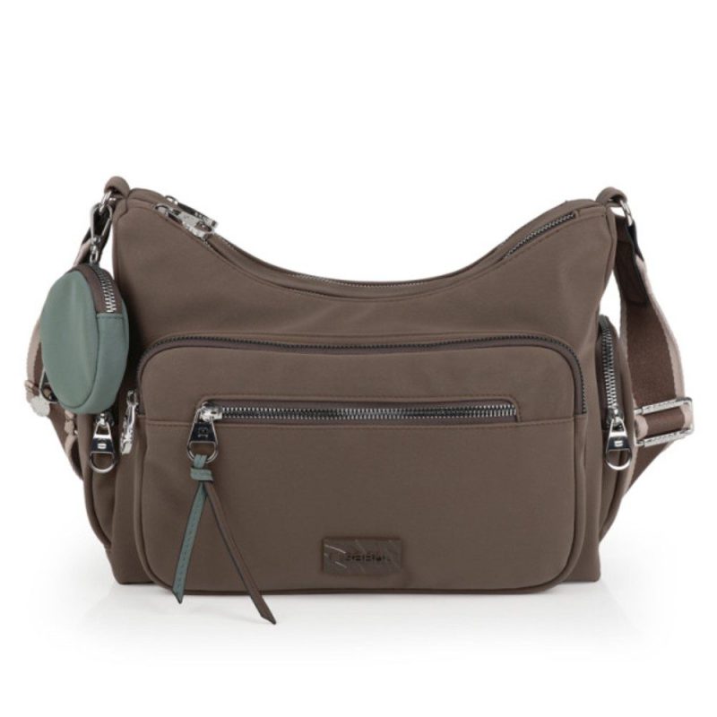 Gabol 605514 VALLE Cross Bodybag Γυναικεία Τσάντα Χιαστή Καφέ Gabol