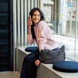 Gabol 606120 ONDA Cross Bodybag Γυναικεία Τσάντα Ώμου/Χιαστή Γκρι 6