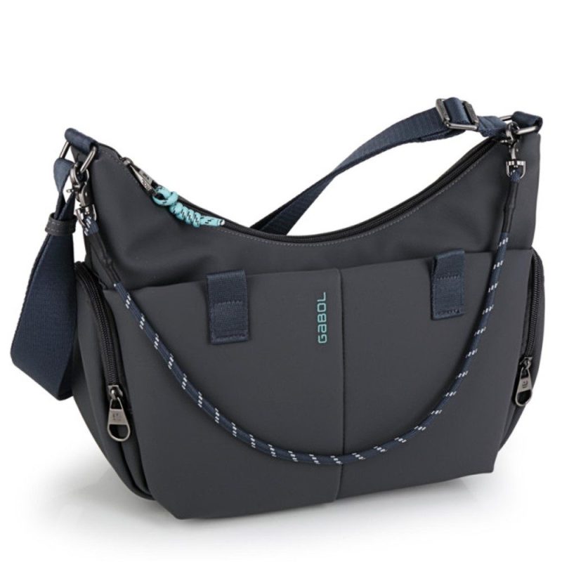 Gabol 606120 ONDA Cross Bodybag Γυναικεία Τσάντα Ώμου/Χιαστή Γκρι Gabol