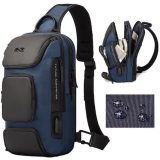 Bange Cross Bodybag/Ανδρική Τσάντα Στήθους 7086 Μπλε 5