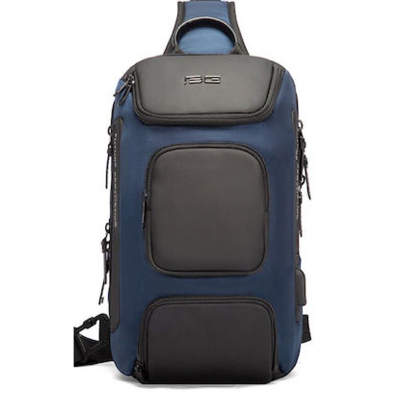 Bange Cross Bodybag/Ανδρική Τσάντα Στήθους 7086 Μπλε Bange