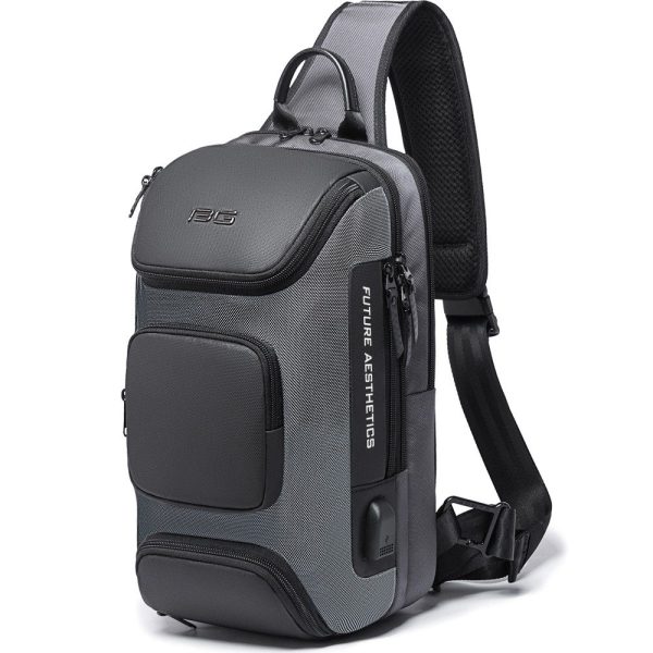 Bange Cross Bodybag/Ανδρική Τσάντα Στήθους 7086 Γκρι