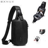 Bange 7210 Cross Bodybag/Ανδρική Τσάντα Στήθους Μαύρη 6