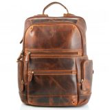 KION 729116 Kara Δερμάτινο Σακίδιο Πλάτης Backpack καφέ 1