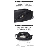 Bange 7295 Τσαντάκι Μέσης / Cross Bodybag Μαύρο 4