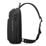 Bange Cross Bodybag/Ανδρική Τσάντα Στήθους 7566 Μαύρη 5