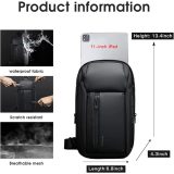 Bange Cross Bodybag/Ανδρική Τσάντα Στήθους 7566 Μαύρη 3