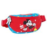 Safta 812333911 Mickey Mouse Παιδική Τσάντα Μέσης Μπλε-Κόκκινο 1