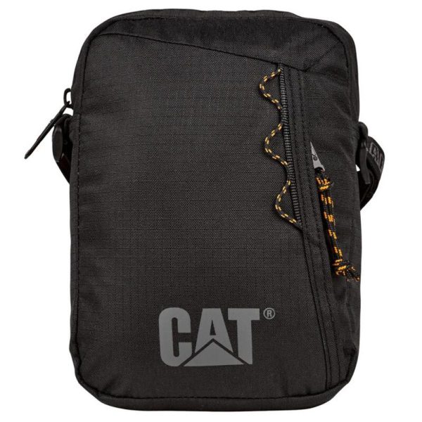 CAT 84867-01 Explorer Τσάντα Ώμου / Χιαστί Μαύρη