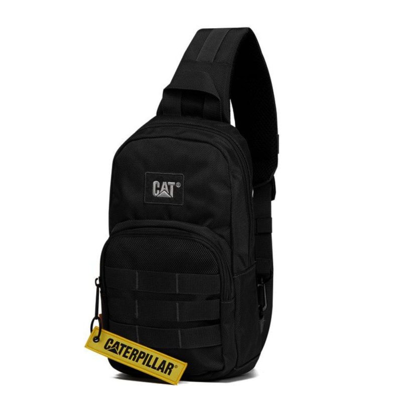 CAT 84932-01 Cross Bodybag/Ανδρική Τσάντα Στήθους Μαύρη CAT