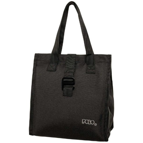 Polo 9-07-061-2000 LUNCH BAG OFFICE Τσαντάκι Φαγητού Χειρός Μαύρο
