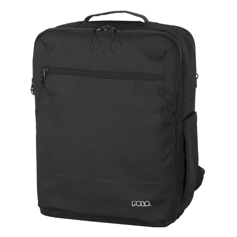 Polo 9-09-020-2000 UNDERSEAT ASPEN Τσάντα Πλάτης / Backpack Μαύρη POLO