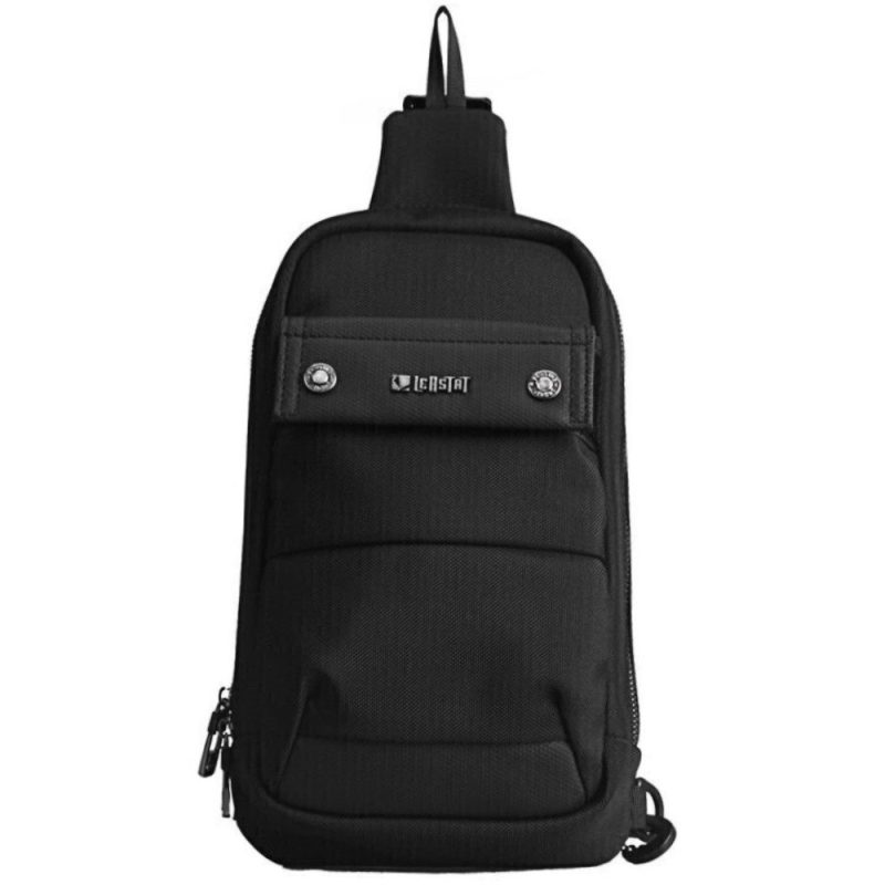 Leastat 9888A Cross Bodybag/Ανδρική Τσάντα Στήθους Μαύρη leastat