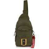 Aeronautica Militare AM-342 Cross Bodybag Ανδρική Τσάντα Στήθους Χακί 1