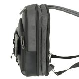 Aeronautica Militare AM-591 Cross Bodybag/Backpack Ανδρική Τσάντα Στήθους Μαύρη 2