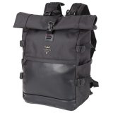 Aeronautica Militare AM-592 Backpack Τσάντα Πλάτης Μαύρη 1