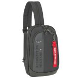 Aeronautica Militare AM-603 Cross Bodybag/Backpack Ανδρική Τσάντα Στήθους Μαύρη 2