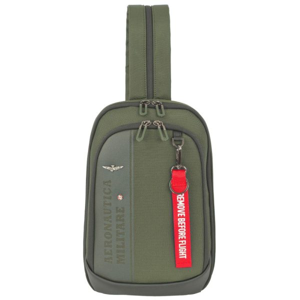 Aeronautica Militare AM-603 Cross Bodybag/Backpack Ανδρική Τσάντα Στήθους Πράσινη