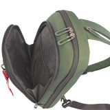 Aeronautica Militare AM-603 Cross Bodybag/Backpack Ανδρική Τσάντα Στήθους Πράσινη 3