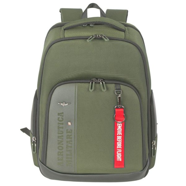 Aeronautica Militare AM-604 Backpack Τσάντα Πλάτης Πράσινη