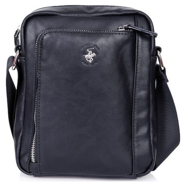 Beverly Hills Polo Club BH-1182 Τσαντάκι χιαστί μπλε