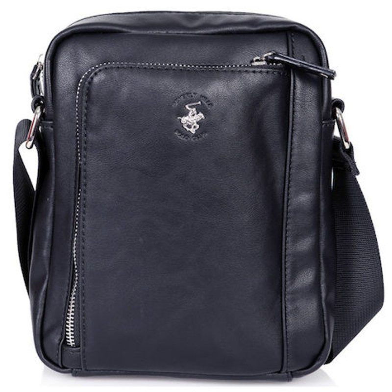 Beverly Hills Polo Club BH-1182 Τσαντάκι χιαστί μπλε Beverly hills Polo club