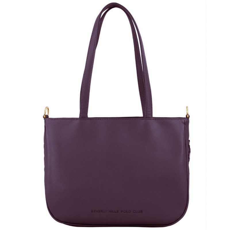 Beverly Hills Polo Club BH-4231 Γυναικεία Τσάντα Ώμου Μωβ Beverly hills Polo club