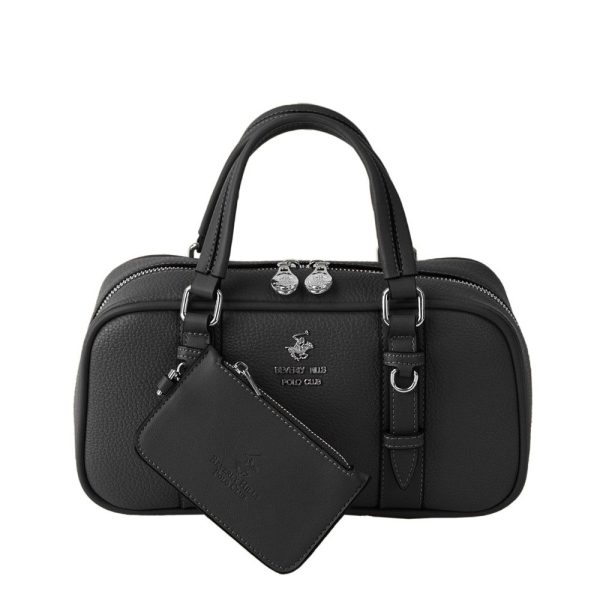 Beverly Hills Polo Club BH-4452 Γυναικεία Τσάντα Χειρός/Χιαστή Μαύρη