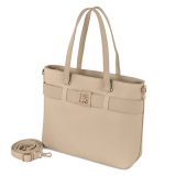 Beverly Hills Polo Club BH-4490 Γυναικεία Τσάντα Ώμου Μπεζ 4