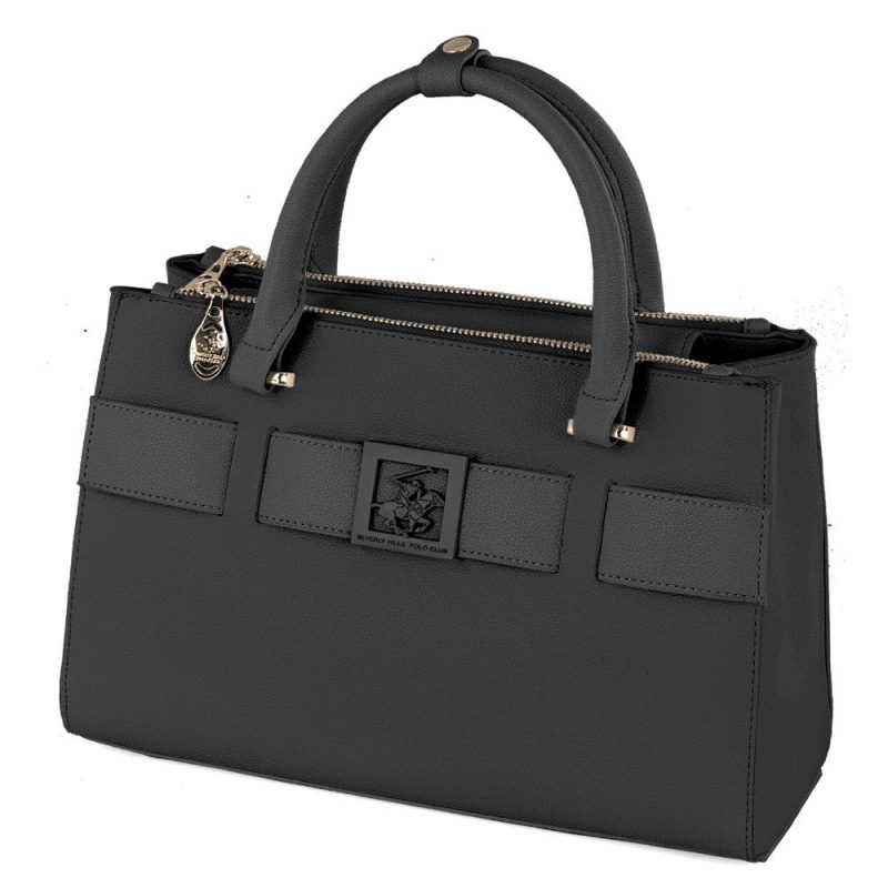 Beverly Hills Polo Club BH-4491 Γυναικεία Τσάντα Χειρός Μαύρη Beverly hills Polo club