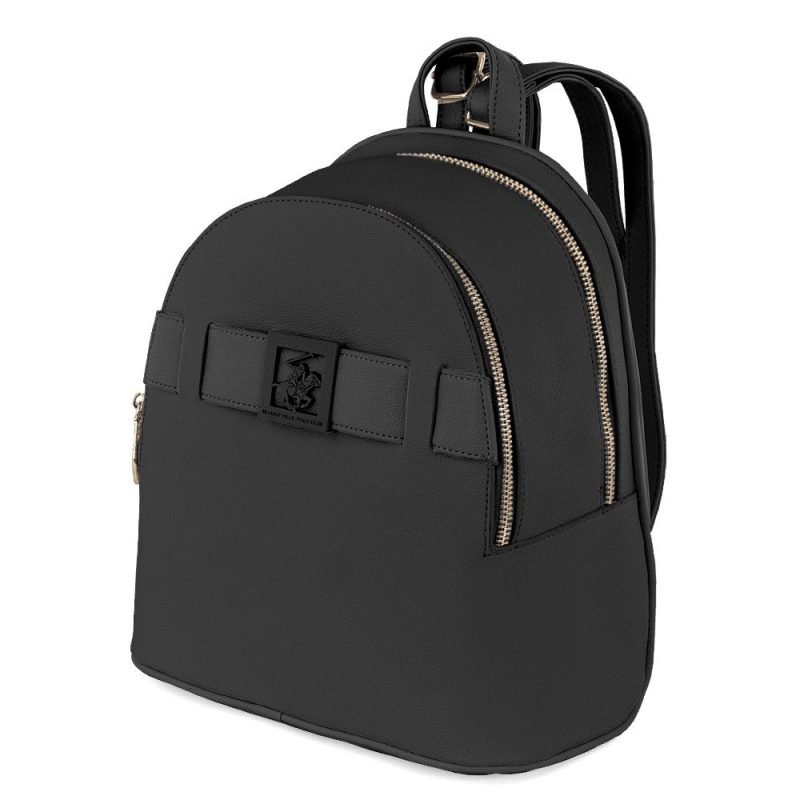 Beverly Hills Polo Club BH-4492 Backpack Γυναικεία Τσάντα Πλάτης Μαύρη Beverly hills Polo club