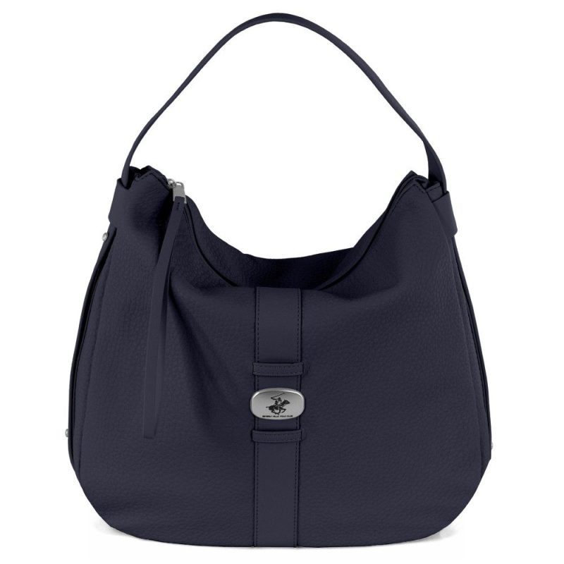 Beverly Hills Polo Club BH-4521 Γυναικεία Τσάντα Ώμου Μπλε Beverly hills Polo club