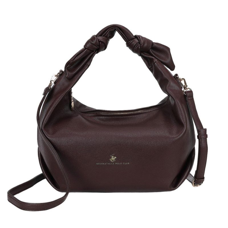 Beverly Hills Polo Club BH-4630 Γυναικεία Τσάντα Ώμου Μπορντό/Burgundy Beverly hills Polo club
