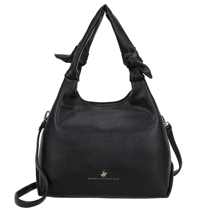Beverly Hills Polo Club BH-4631 Γυναικεία Τσάντα Ώμου Μαύρη Beverly hills Polo club