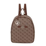 Beverly Hills Polo Club BH-4662 Backpack Γυναικεία Τσάντα Πλάτης Μπεζ 1