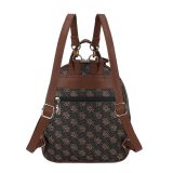 Beverly Hills Polo Club BH-4662 Backpack Γυναικεία Τσάντα Πλάτης Καφέ 2