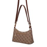 Beverly Hills Polo Club BH-4664 Γυναικεία Τσάντα Ώμου/Χιαστή Μπεζ 2