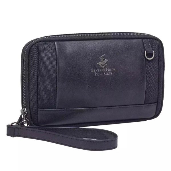 Beverly Hills Polo Club BH-8490 Ανδρική Τσάντα Χειρός Μαύρη